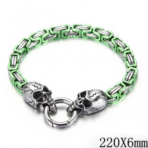 BC Wholesale Jewelry Stainless Steel 316L Popular Byzantine Bracelets NO.#SJ53B149175