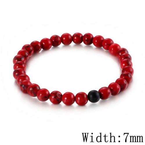 BC Wholesale Jewelry Stainless Steel 316L CZ Bead Bracelets NO.#SJ53B128928