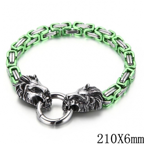 BC Wholesale Jewelry Stainless Steel 316L Popular Byzantine Bracelets NO.#SJ53B150544