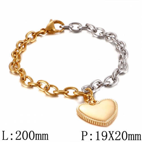 BC Wholesale Jewelry Stainless Steel 316L Jewelry Love Bracelets NO.#SJ53B109848