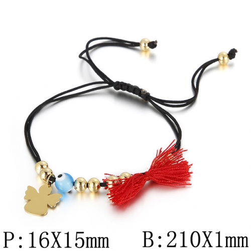 BC Wholesale Jewelry Rope Braided Bracelets Stainless Steel 316L Jewelry Bracelets NO.#SJ53B98801