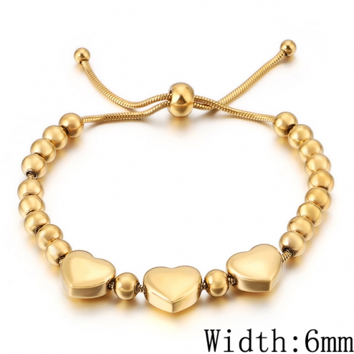 BC Wholesale Jewelry Steel Bead Bracelets Stainless Steel 316L Jewelry Bracelets NO.#SJ53B115764