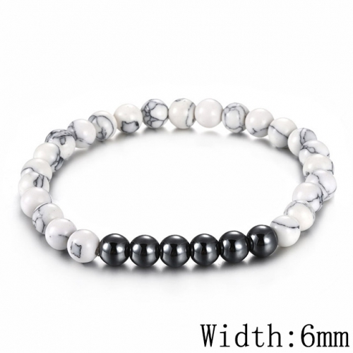 BC Wholesale Jewelry Stainless Steel 316L CZ Bead Bracelets NO.#SJ53B128831