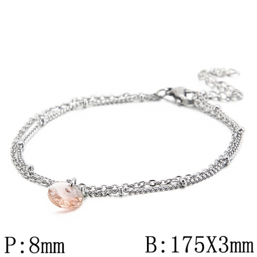 BC Wholesale Jewelry Stainless Steel 316L Jewelry Multi Layer Bracelets NO.#SJ53B129238
