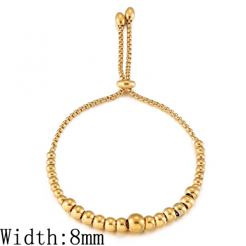 BC Wholesale Jewelry Steel Bead Bracelets Stainless Steel 316L Jewelry Bracelets NO.#SJ53B145335