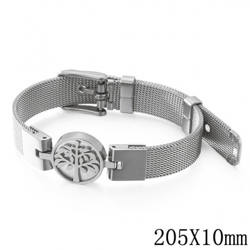 BC Wholesale Jewelry Stainless Steel 316L Jewelry Mesh Bracelets NO.#SJ53B108632