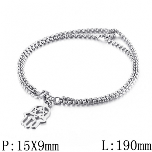 BC Wholesale Jewelry Stainless Steel 316L Jewelry Multi Layer Bracelets NO.#SJ53B130335