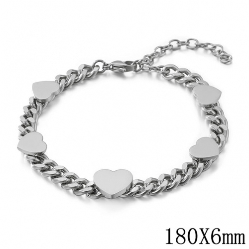 BC Wholesale Jewelry Stainless Steel 316L Jewelry Love Bracelets NO.#SJ53B108657