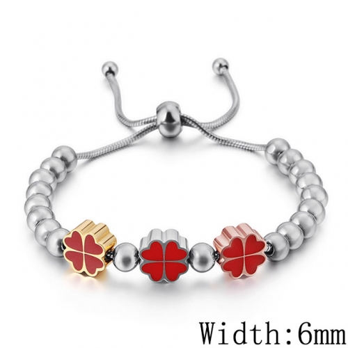 BC Wholesale Jewelry Steel Bead Bracelets Stainless Steel 316L Jewelry Bracelets NO.#SJ53B115996