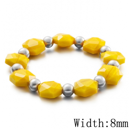 BC Wholesale Jewelry Stainless Steel 316L CZ Bead Bracelets NO.#SJ53B99059