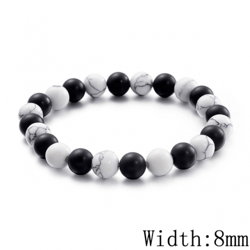 BC Wholesale Jewelry Stainless Steel 316L CZ Bead Bracelets NO.#SJ53B109609