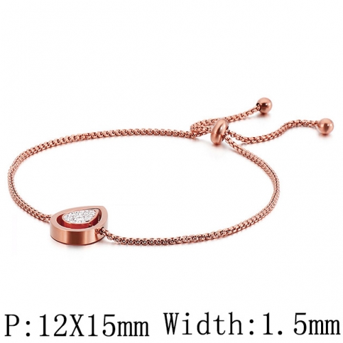 BC Wholesale Jewelry Stainless Steel 316L Jewelry Letter Bracelets NO.#SJ53B123867