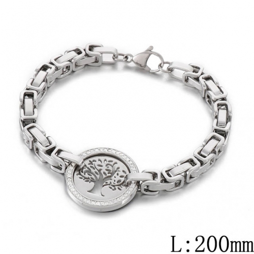 BC Wholesale Jewelry Stainless Steel 316L Popular Byzantine Bracelets NO.#SJ53B151908
