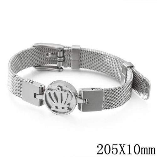 BC Wholesale Jewelry Stainless Steel 316L Jewelry Mesh Bracelets NO.#SJ53B108624