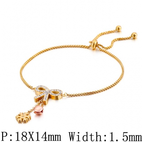 BC Wholesale Jewelry Stainless Steel 316L Jewelry Letter Bracelets NO.#SJ53B123875