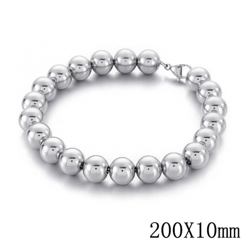 BC Wholesale Jewelry Steel Bead Bracelets Stainless Steel 316L Jewelry Bracelets NO.#SJ53B93972