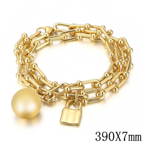 BC Wholesale Jewelry Stainless Steel 316L Jewelry Multi Layer Bracelets NO.#SJ53B150341