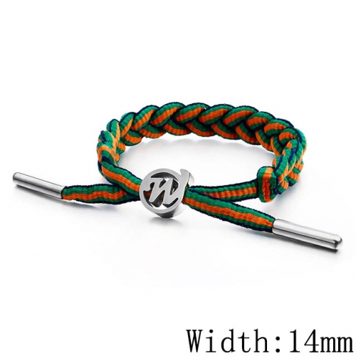 BC Wholesale Jewelry Stainless Steel 316L Jewelry Letter Bracelets NO.#SJ53B118150