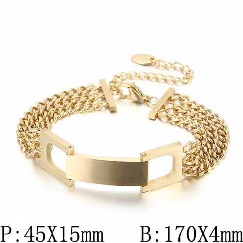 BC Wholesale Jewelry Stainless Steel 316L Jewelry Multi Layer Bracelets NO.#SJ53B152686
