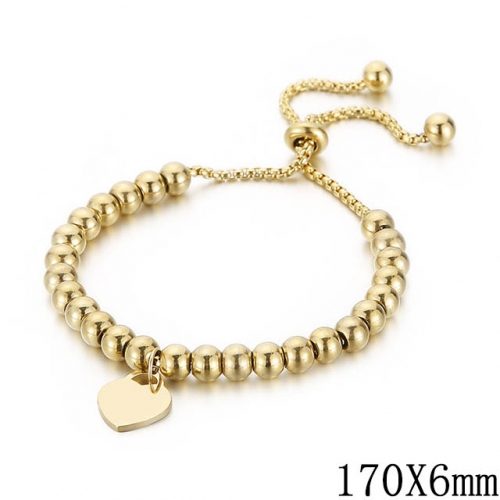 BC Wholesale Jewelry Steel Bead Bracelets Stainless Steel 316L Jewelry Bracelets NO.#SJ53B146939