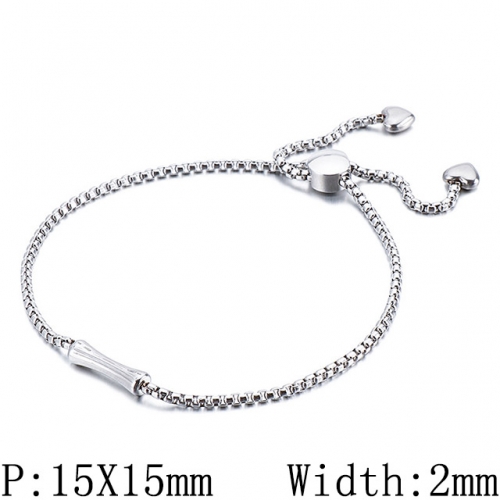 BC Wholesale Jewelry Stainless Steel 316L Jewelry Letter Bracelets NO.#SJ53B123924