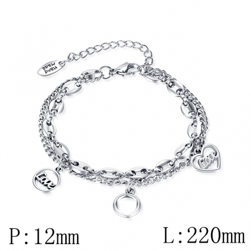 BC Wholesale Bracelets Jewelry Stainless Steel 316L Good Quality Bracelets NO.#SJ1B1242