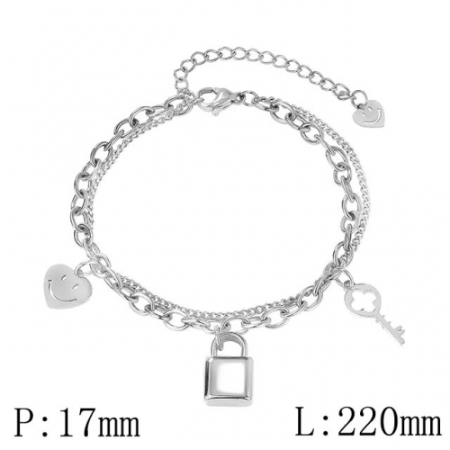 BC Wholesale Bracelets Jewelry Stainless Steel 316L Good Quality Bracelets NO.#SJ1BA1098