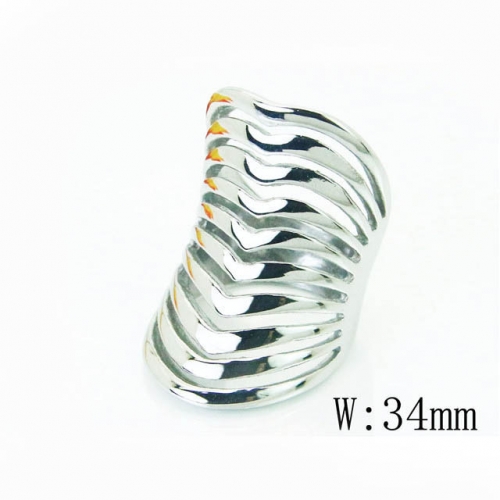 BC Wholesale Rings Stainless Steel 316L Jewelry Fashion Rings NO.#BC15R1658HCC