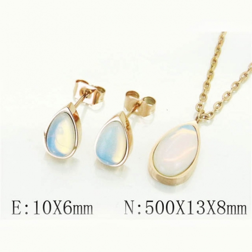 BC Wholesale Jewelry Sets Stainless Steel 316L Jewelry Sets NO.#BC06S1085HKE