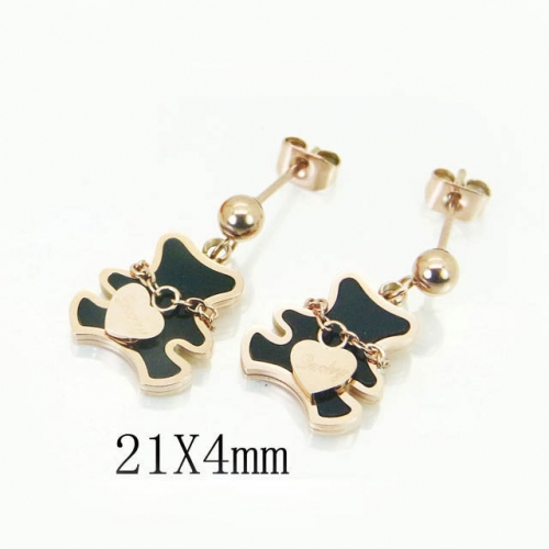 BC Wholesale Earrings Jewelry Stainless Steel 316L Earrings NO.#BC47E0145OL