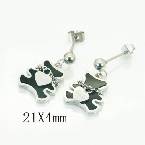 BC Wholesale Earrings Jewelry Stainless Steel 316L Earrings NO.#BC47E0143NL