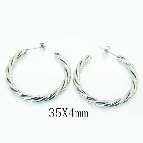BC Wholesale Earrings Jewelry Stainless Steel 316L Earrings NO.#BC06E1701NF