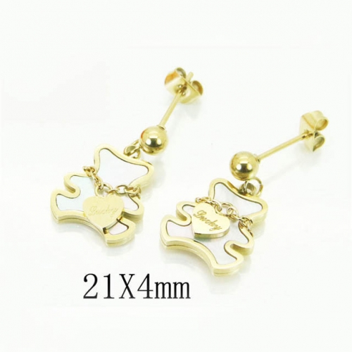 BC Wholesale Earrings Jewelry Stainless Steel 316L Earrings NO.#BC47E0147OL