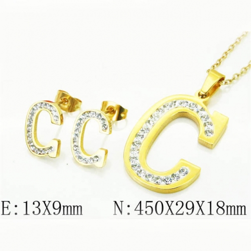 BC Wholesale Jewelry Sets Stainless Steel 316L Jewelry Sets NO.#BC12S1098LA