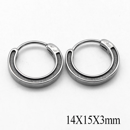 BC Wholesale Huggie Hoop Earrings Stainless Steel 316L Jewelry Earrings NO.#SJ55E1268