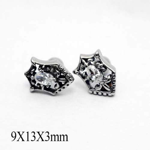 BC Wholesale Stud Earrings Stainless Steel 316L Popular Earrings NO.#SJ55E0082
