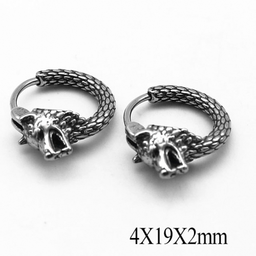 BC Wholesale Huggie Hoop Earrings Stainless Steel 316L Jewelry Earrings NO.#SJ55E1057