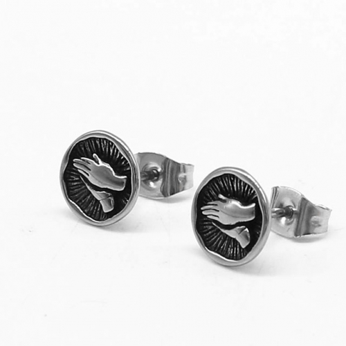 BC Wholesale Stud Earrings Stainless Steel 316L Popular Earrings NO.#SJ55E0894