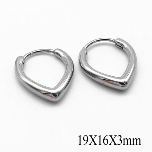 BC Wholesale Huggie Hoop Earrings Stainless Steel 316L Jewelry Earrings NO.#SJ55E1123