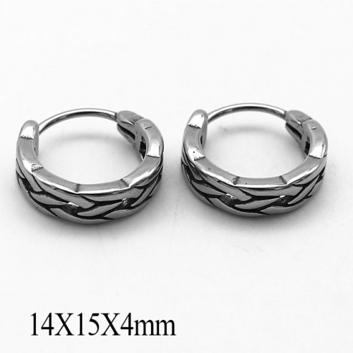 BC Wholesale Huggie Hoop Earrings Stainless Steel 316L Jewelry Earrings NO.#SJ55E1183