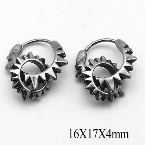 BC Wholesale Huggie Hoop Earrings Stainless Steel 316L Jewelry Earrings NO.#SJ55E1085
