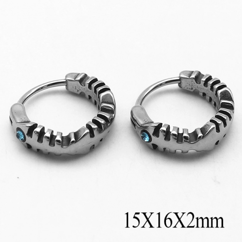 BC Wholesale Huggie Hoop Earrings Stainless Steel 316L Jewelry Earrings NO.#SJ55EA1266