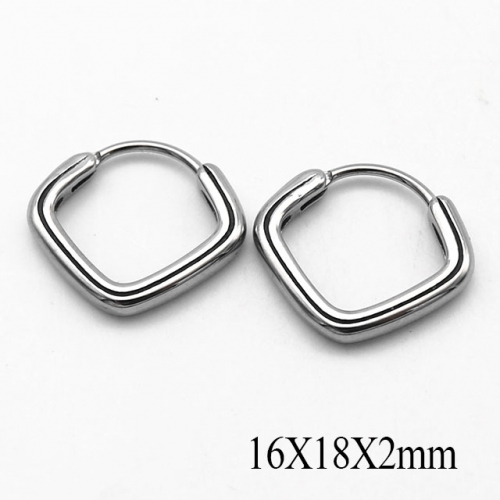 BC Wholesale Huggie Hoop Earrings Stainless Steel 316L Jewelry Earrings NO.#SJ55E1141