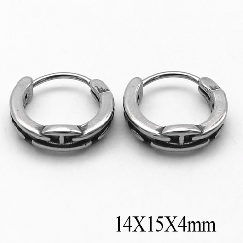 BC Wholesale Huggie Hoop Earrings Stainless Steel 316L Jewelry Earrings NO.#SJ55E1314