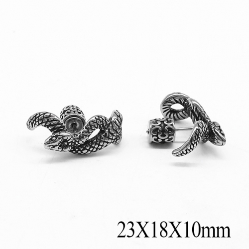 BC Wholesale Stud Earrings Stainless Steel 316L Popular Earrings NO.#SJ55E1004