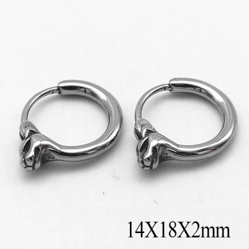 BC Wholesale Huggie Hoop Earrings Stainless Steel 316L Jewelry Earrings NO.#SJ55E1049