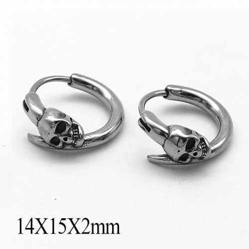 BC Wholesale Huggie Hoop Earrings Stainless Steel 316L Jewelry Earrings NO.#SJ55E1283