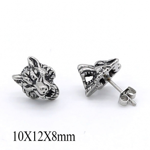 BC Wholesale Stud Earrings Stainless Steel 316L Popular Earrings NO.#SJ55E0729