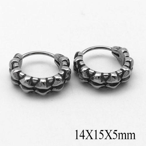 BC Wholesale Huggie Hoop Earrings Stainless Steel 316L Jewelry Earrings NO.#SJ55E1071