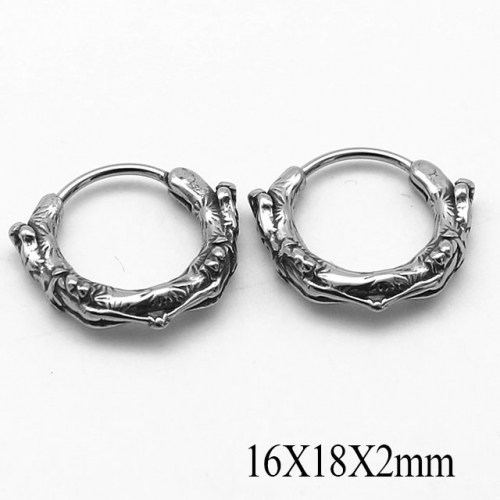 BC Wholesale Huggie Hoop Earrings Stainless Steel 316L Jewelry Earrings NO.#SJ55E1062